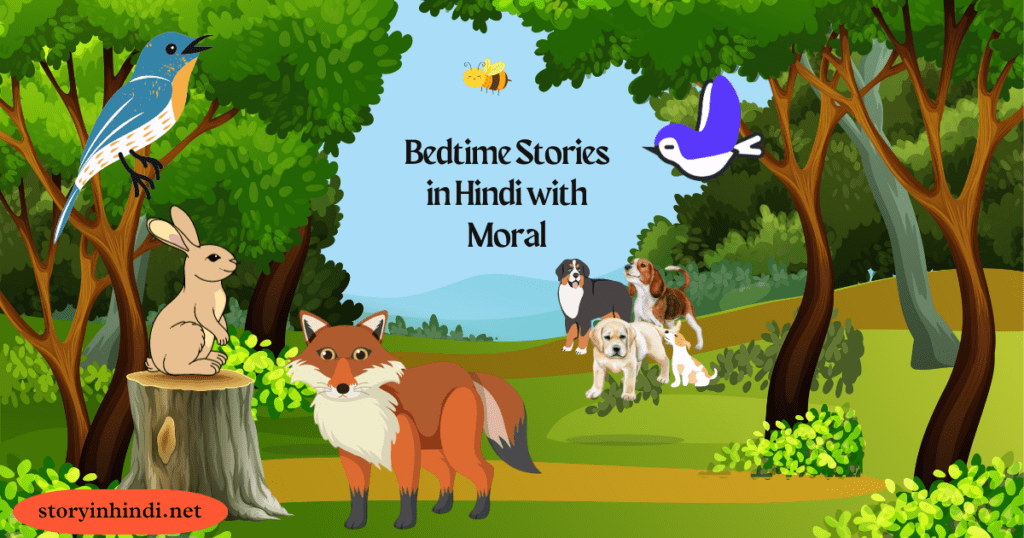 नीला रंग की लोमड़ी | Top 2 Best Bedtime Stories in Hindi with Moral