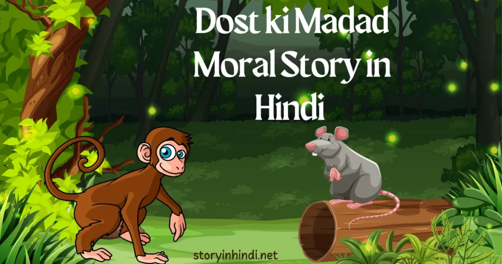 Dost ki Madad Moral Story in Hindi | बन्दर और चूहा की दोस्ती कहानी
